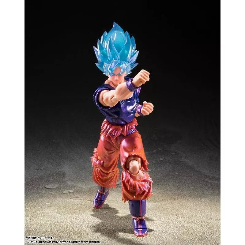 S.H.Figuarts Super Saiyan God Super Saiyan Son Goku Kaioken Action Figure JAPAN