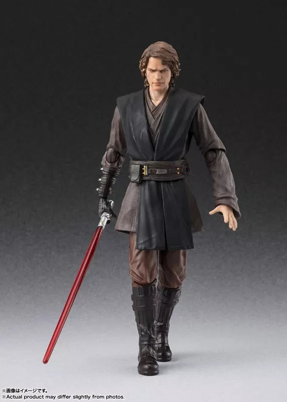 BANDAI S.H.Figuarts STAR WARS Ahsoka Anakin Skywalker Action Figure JAPAN