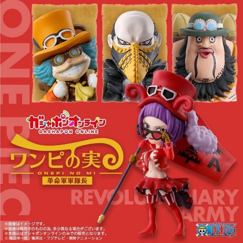 One Piece Onepi no Mi Revolutionary Army Captain Complete Set Figure Capsule Toy