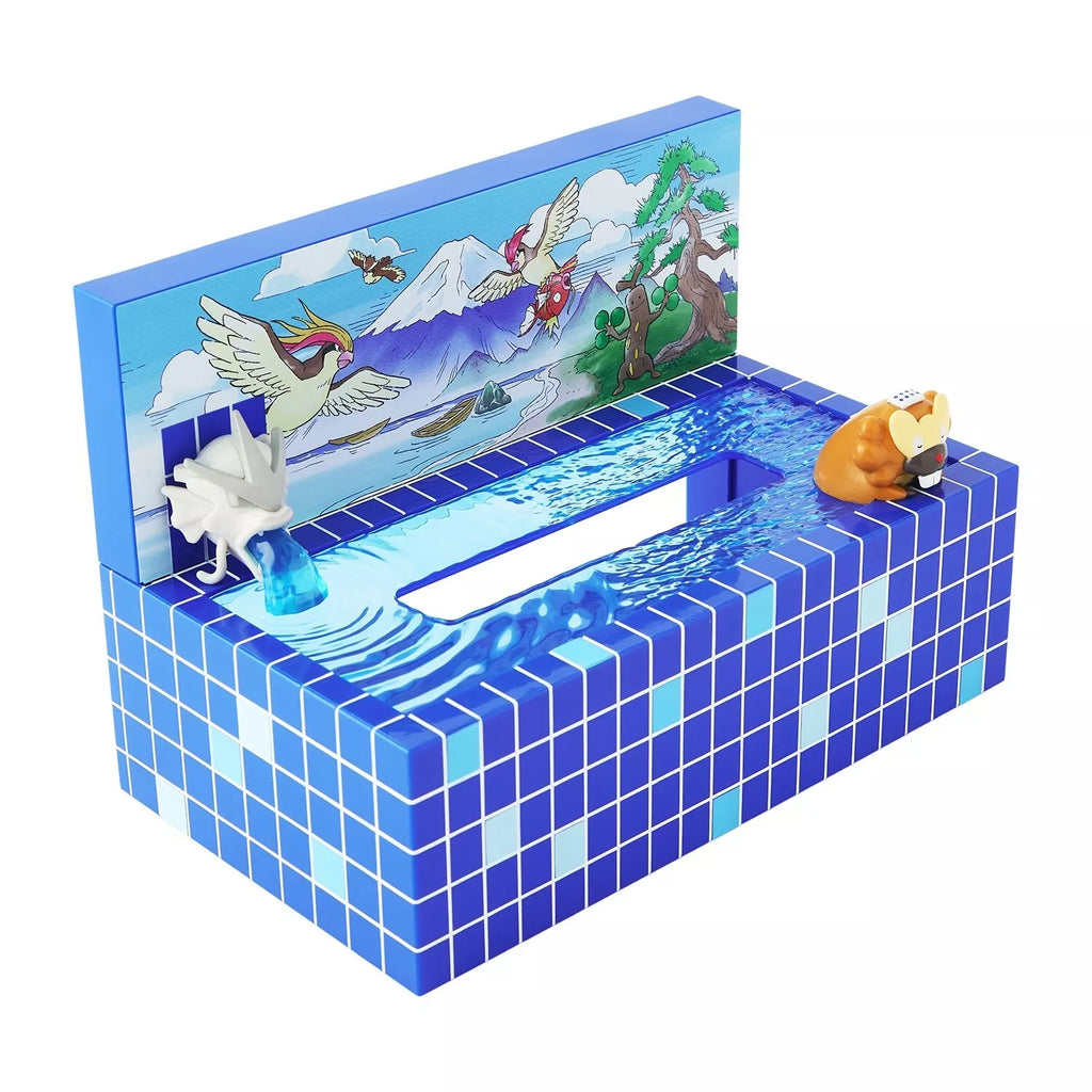 Pokemon Center Original Pokemon Sento Tissue Box Case Bibarel JAPAN OFFICIAL