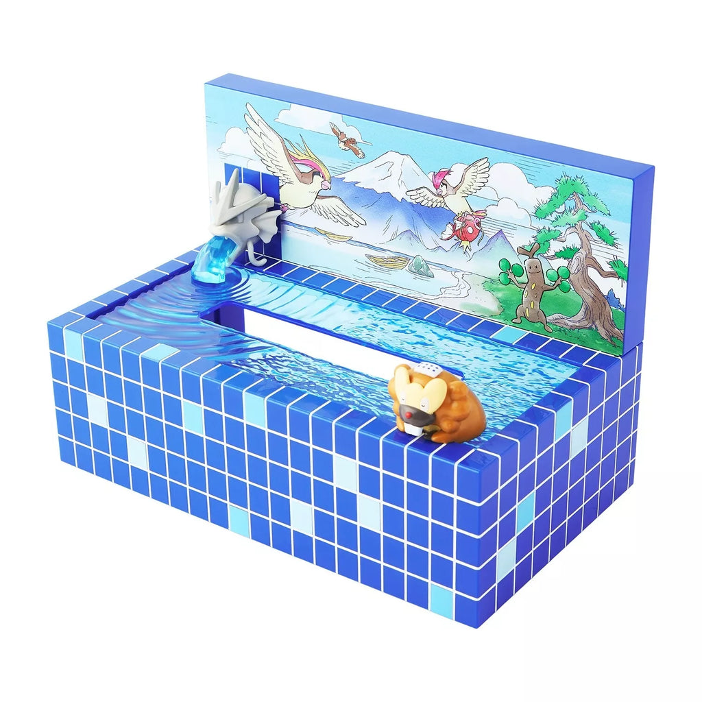 Pokemon Center Original Pokemon Sento Tissue Box Case Bibarel JAPAN OFFICIAL