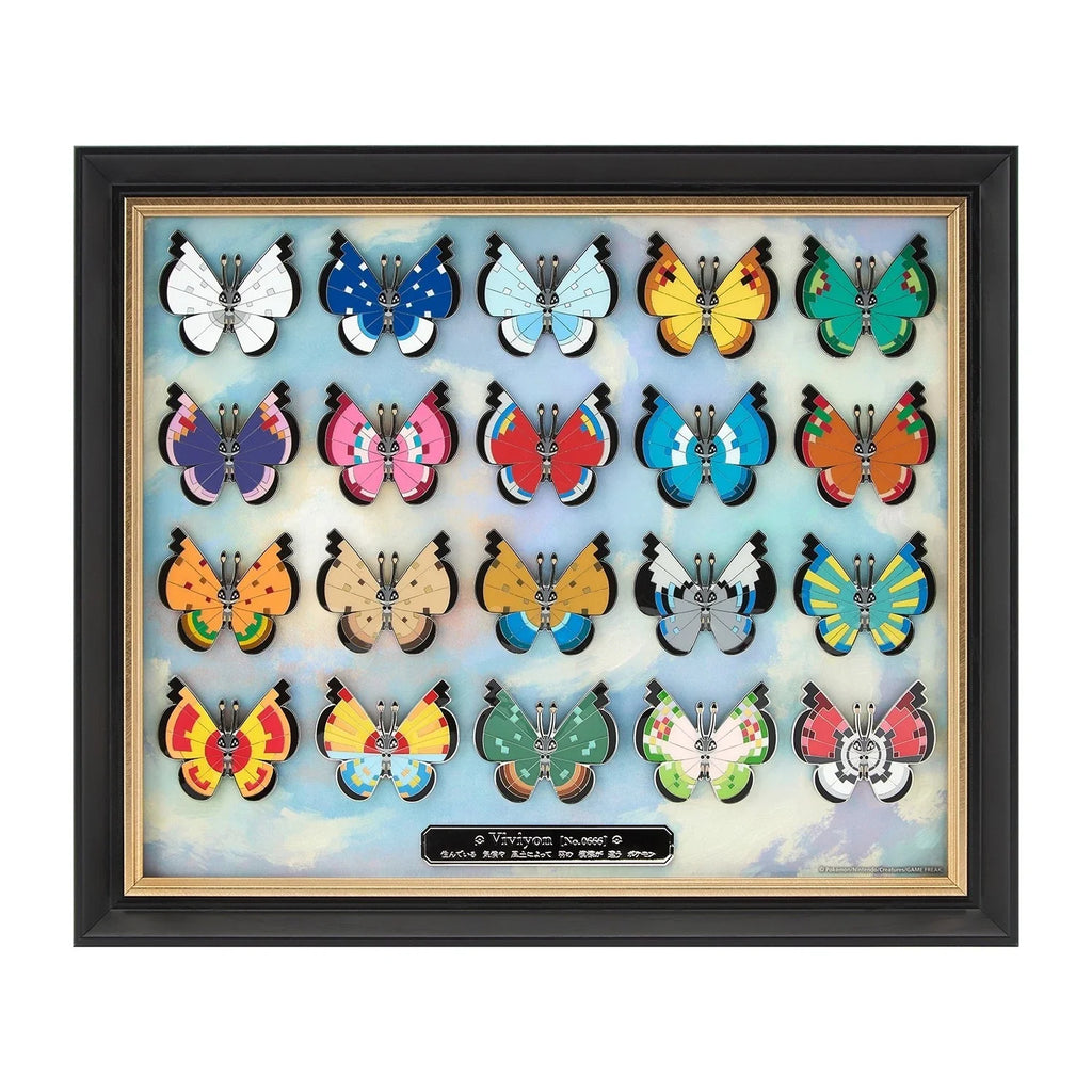 Pokemon Center Original Pins Full Set Collection Vivillon JAPAN OFFICIAL