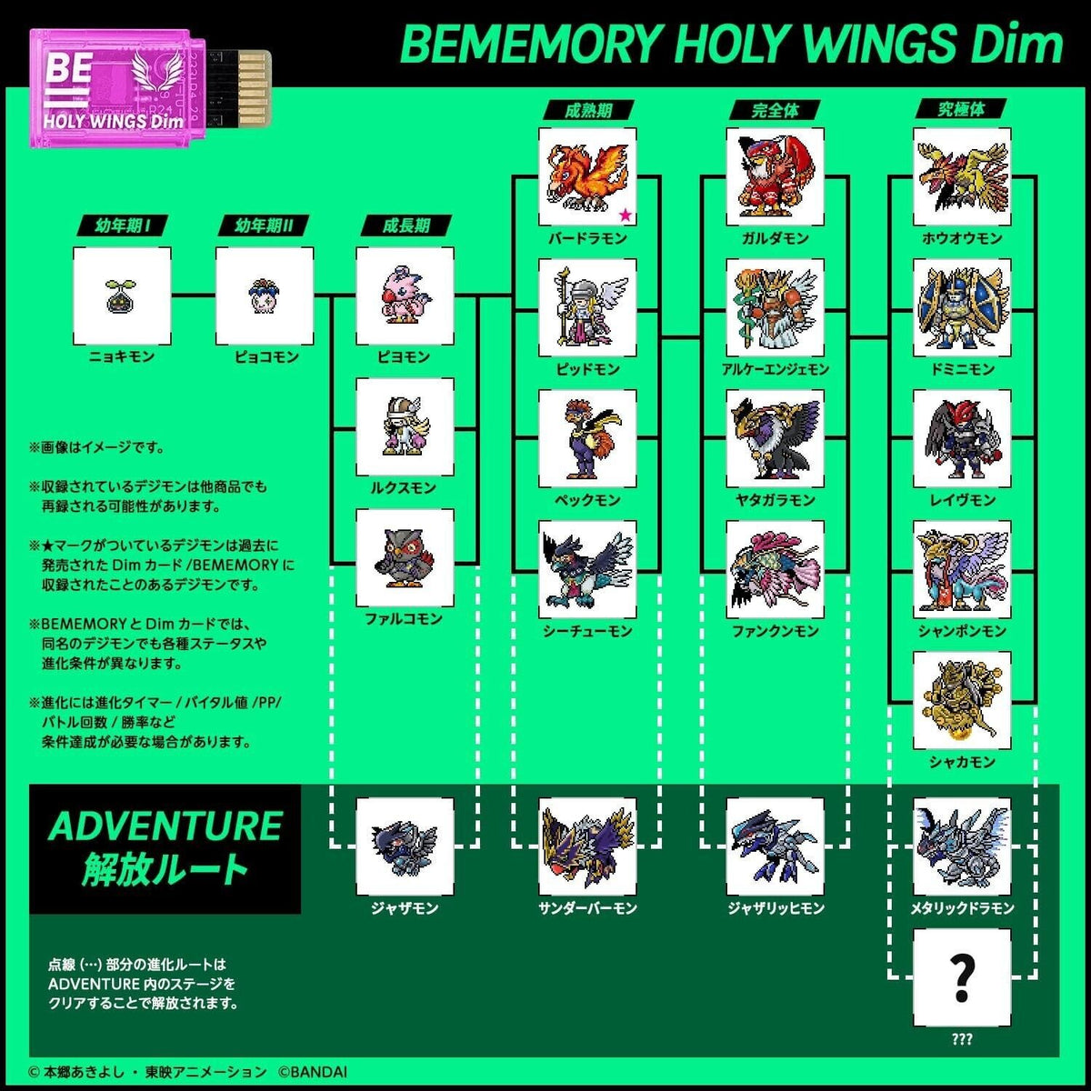 BANDAI Digimon Vital Bracelet Dim Card BEMEMORY Special Selection Vol.2 JAPAN