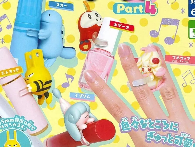Pokemon Ringyu Part 4 All 5 Types Set Figure Capsule Toy JAPAN OFFICIAL