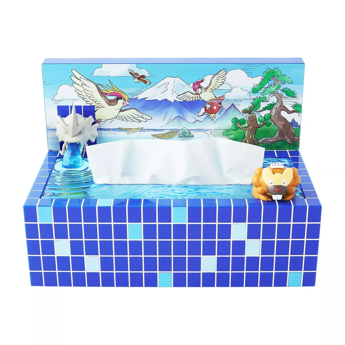 Pokemon Center Original Pokemon Sento Tissue Box Case Bibarel JAPAN OFFICIAL