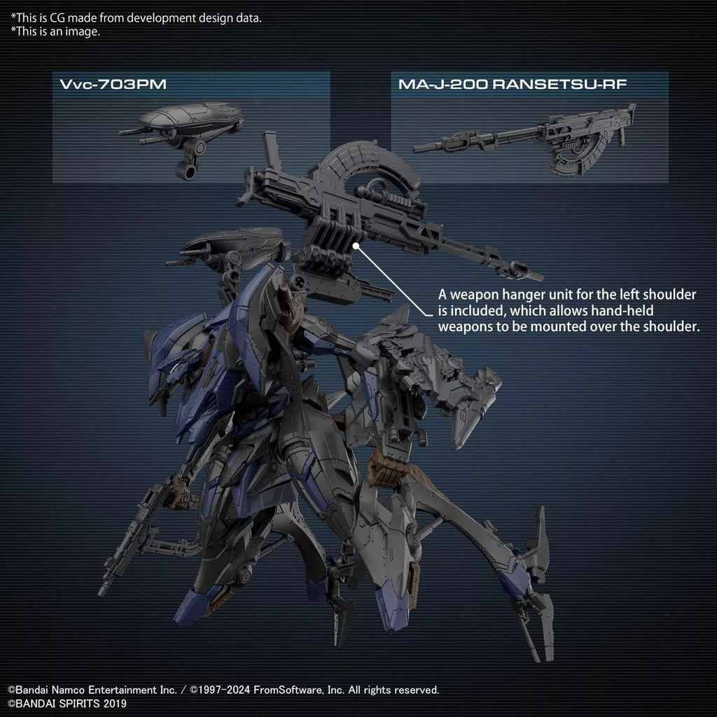 BANDAI 30MM Armored Core VI Schneider Nachtreiher 40E STEEL HAZE Model Kit JAPAN