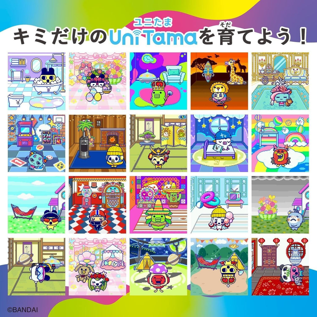 BANDAI Tamagotchi Uni Blue JAPAN OFFICIAL