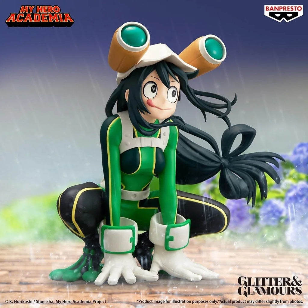 Banpresto Glitter & Glamours My Hero Academia Tsuyu Asui Figure JAPAN OFFICIAL