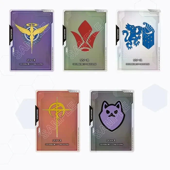BANDAI Gundam Card Game Storage Box & Resource Card Set EVX07 JAPAN OFFICIAL