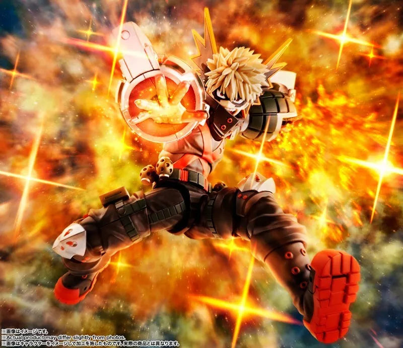 BANDAI S.H.Figuarts My Hero Academia Katsuki Bakugo Action Figure JAPAN OFFICIAL