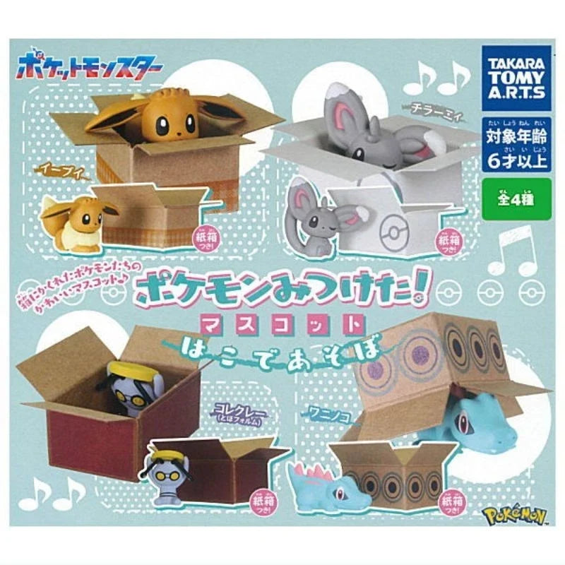 Pokemon Found! Mascot Box Play Complete Set Figure Capsule Toy JAPAN OFFICIAL