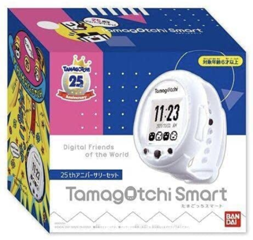 BANDAI Tamagotchi Smart 25th Anniversary Set White Limited Color JAPAN OFFICIAL