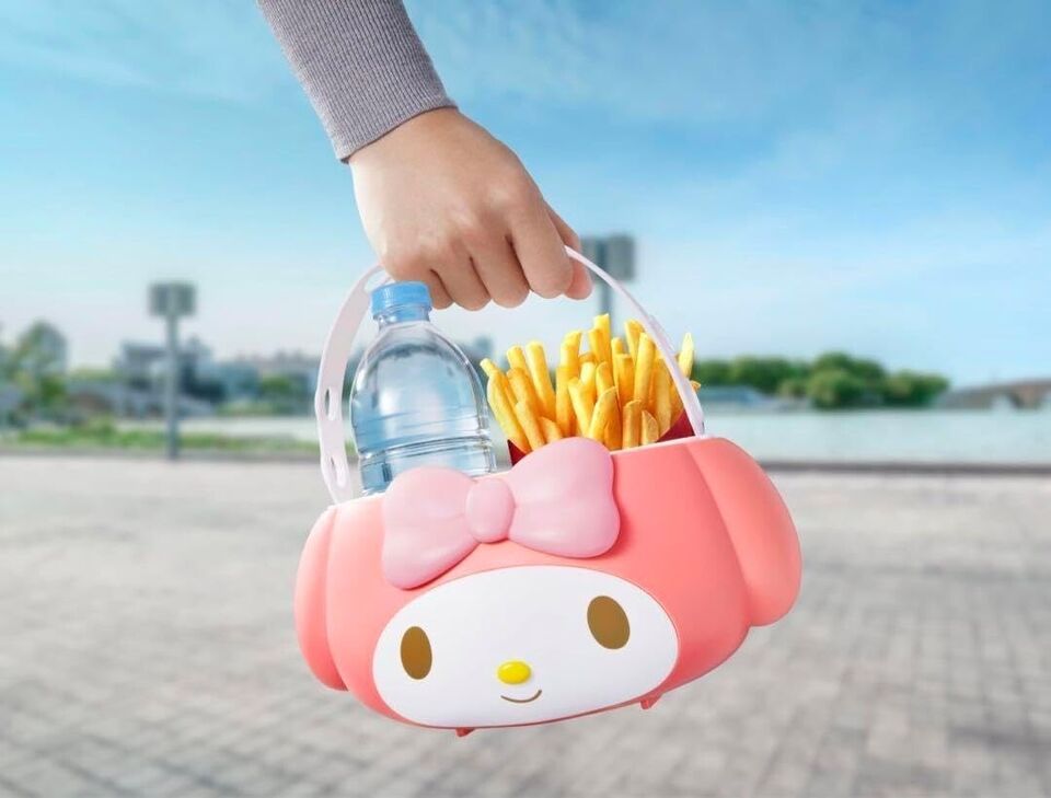 Sanrio My Melody McDonald's Potato & Drink Holder Limited JAPAN OFFICIAL
