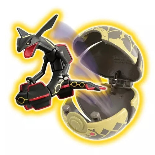 Pokemon Moncolle Poke Out Shiny Rayquaza Poke Ball JAPAN OFFICIAL