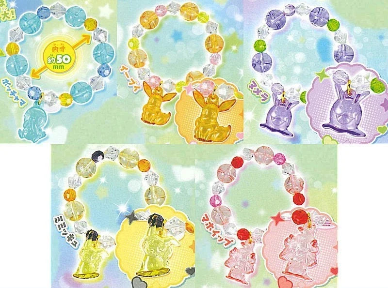 Pokemon Dreamy Bracelet Part.2 Complete Set Capsule Toy JAPAN OFFICIAL