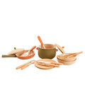 Wooden Tableware Set - Herbal Palette