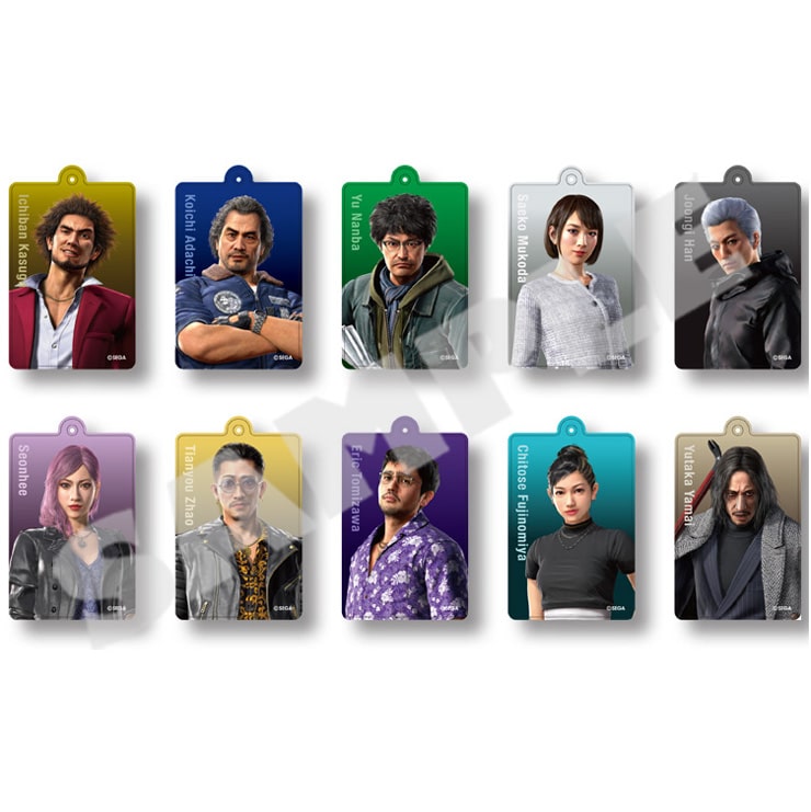 Yakuza: Like a Dragon - Premium Select Vol. 2 Acrylic Keychain Collection (10 Designs)
