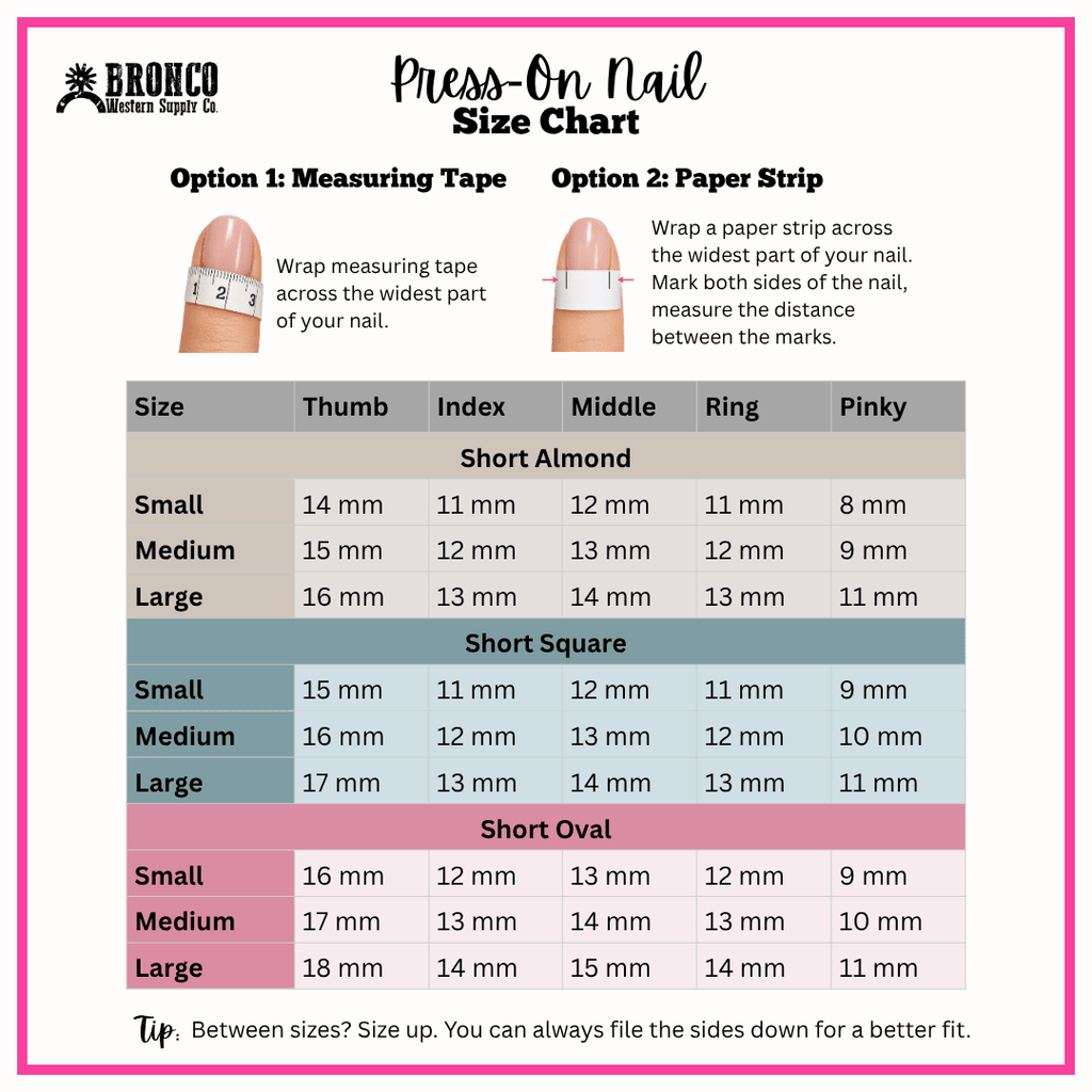 Fall Western Press-On Nails