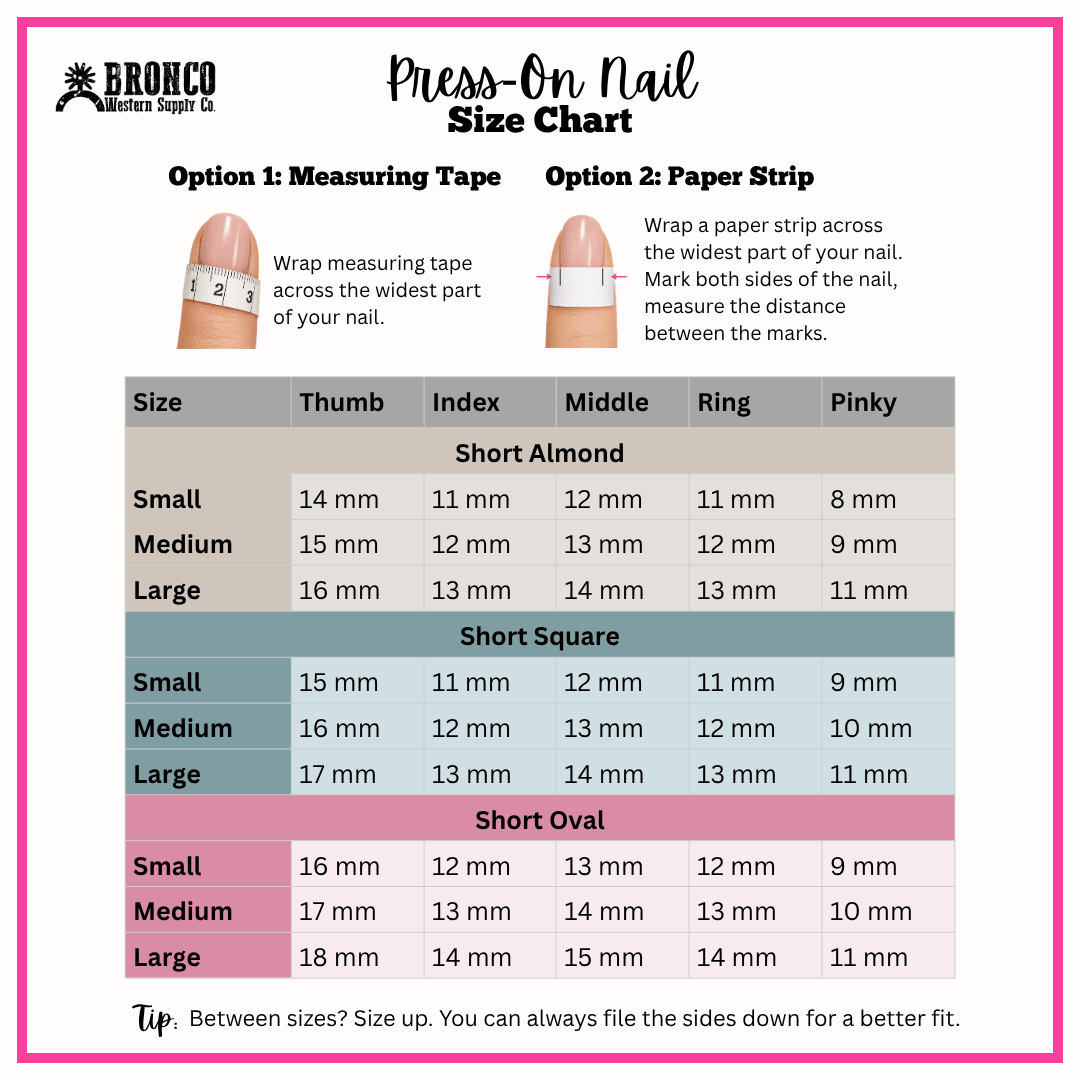Fall Western Press-On Nails