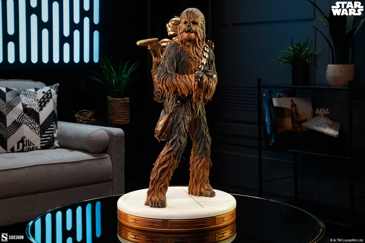 Star Wars The Empire Strikes Back: Chewbacca and C-3PO Premium Format Figure