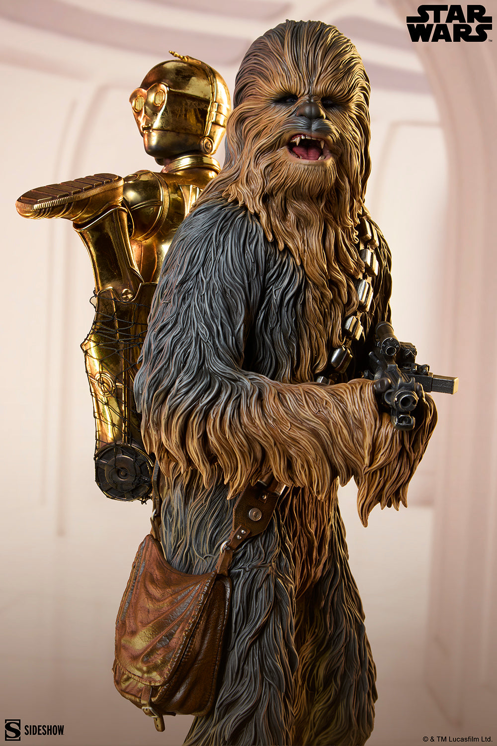 Star Wars The Empire Strikes Back: Chewbacca and C-3PO Premium Format Figure