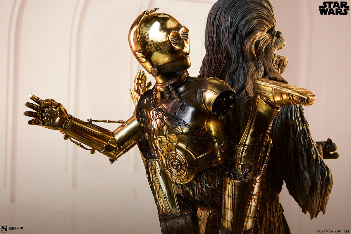 Star Wars The Empire Strikes Back: Chewbacca and C-3PO Premium Format Figure