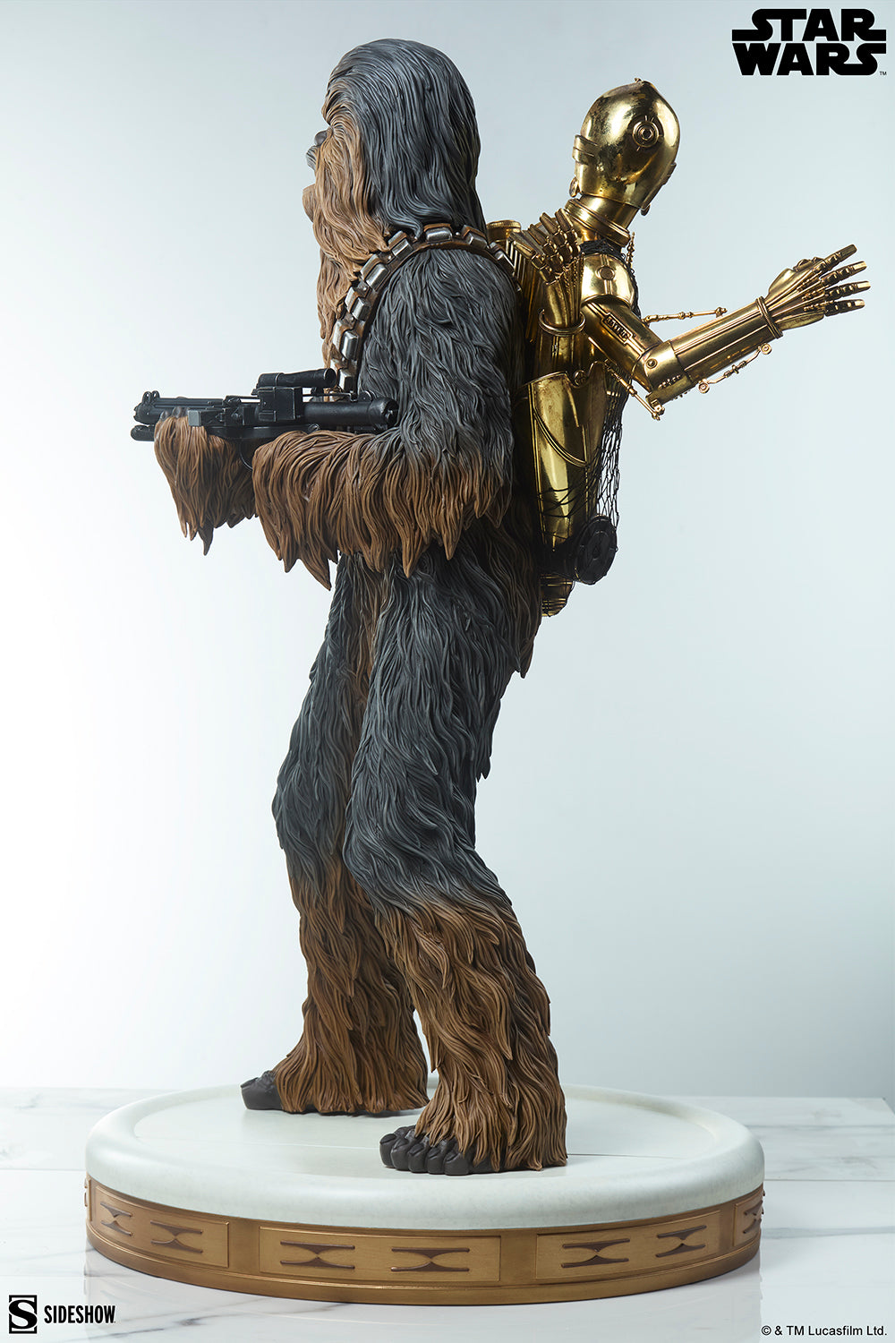 Star Wars The Empire Strikes Back: Chewbacca and C-3PO Premium Format Figure