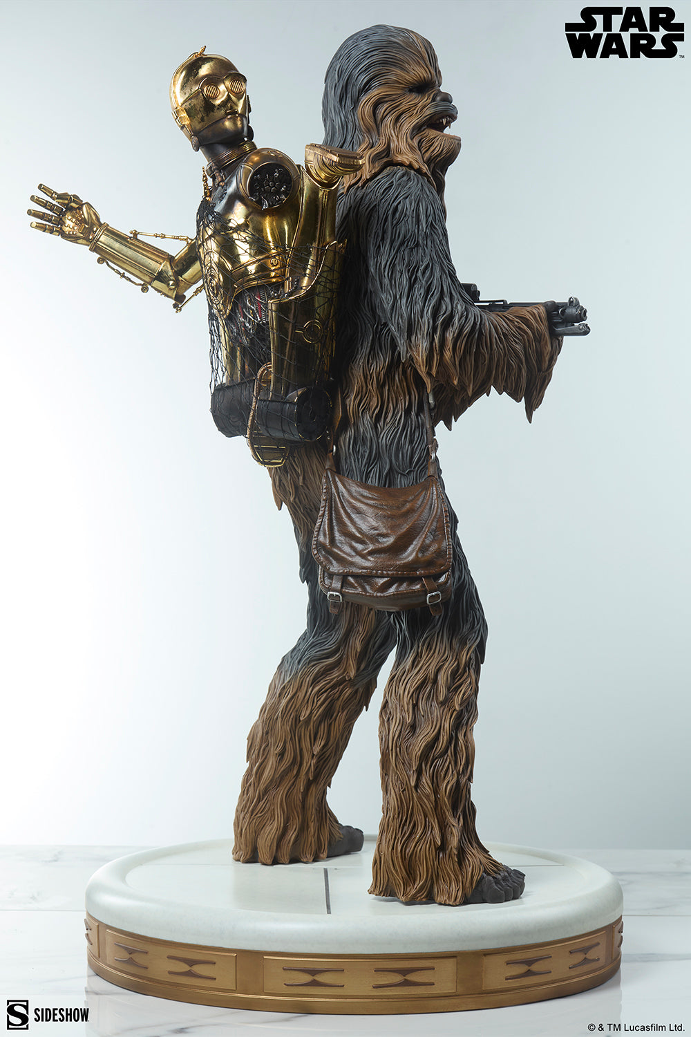 Star Wars The Empire Strikes Back: Chewbacca and C-3PO Premium Format Figure