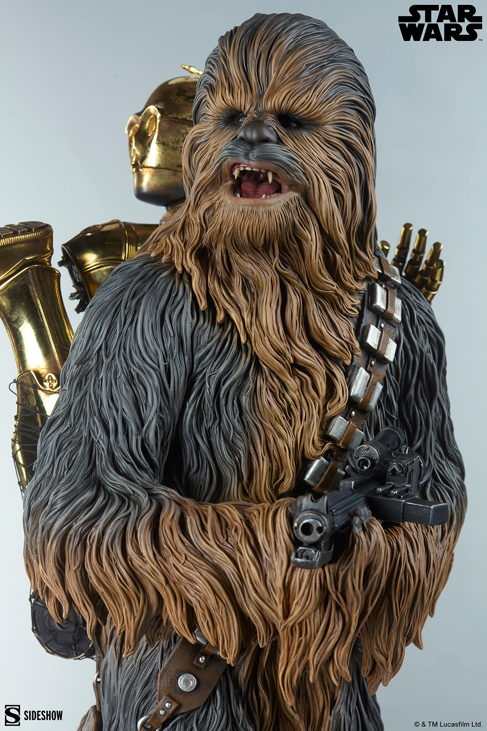 Star Wars The Empire Strikes Back: Chewbacca and C-3PO Premium Format Figure