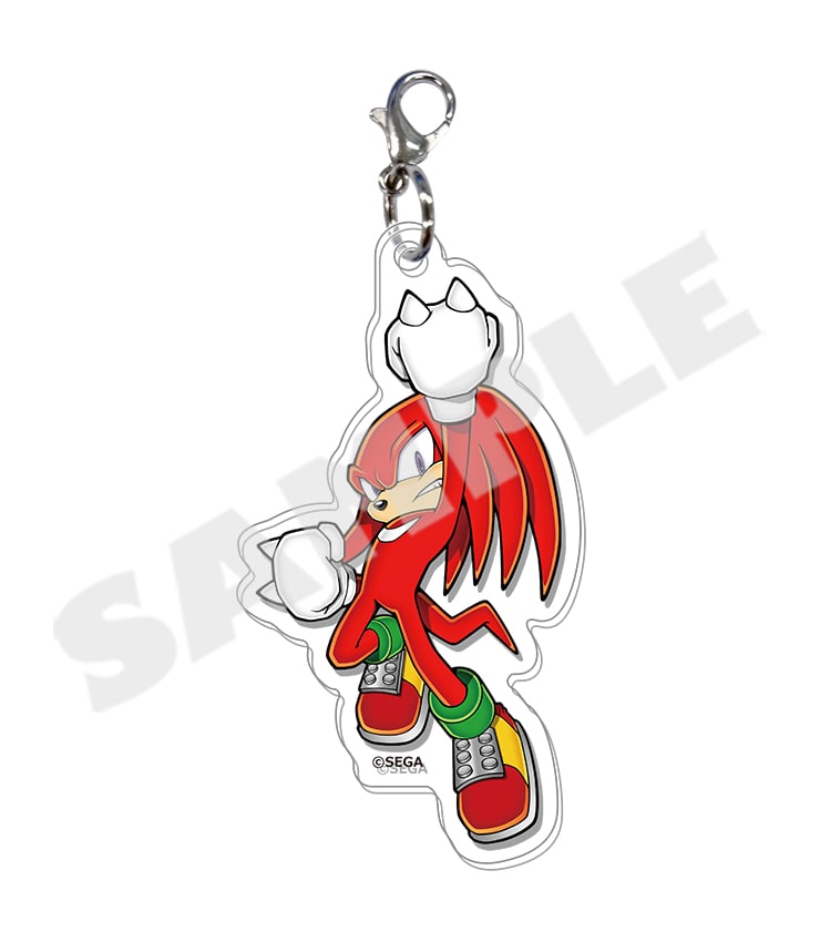 Sonic the Hedgehog - Basic Series Knuckles Acrylic Charm