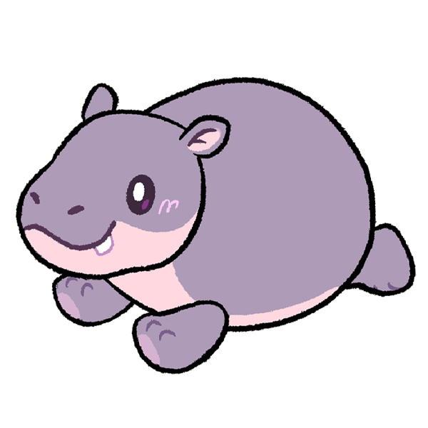 Squishable - Mini Pygmy Hippo Plush