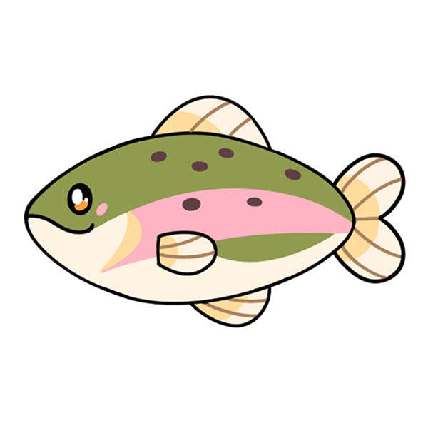 Squishable - Rainbow Trout Plush
