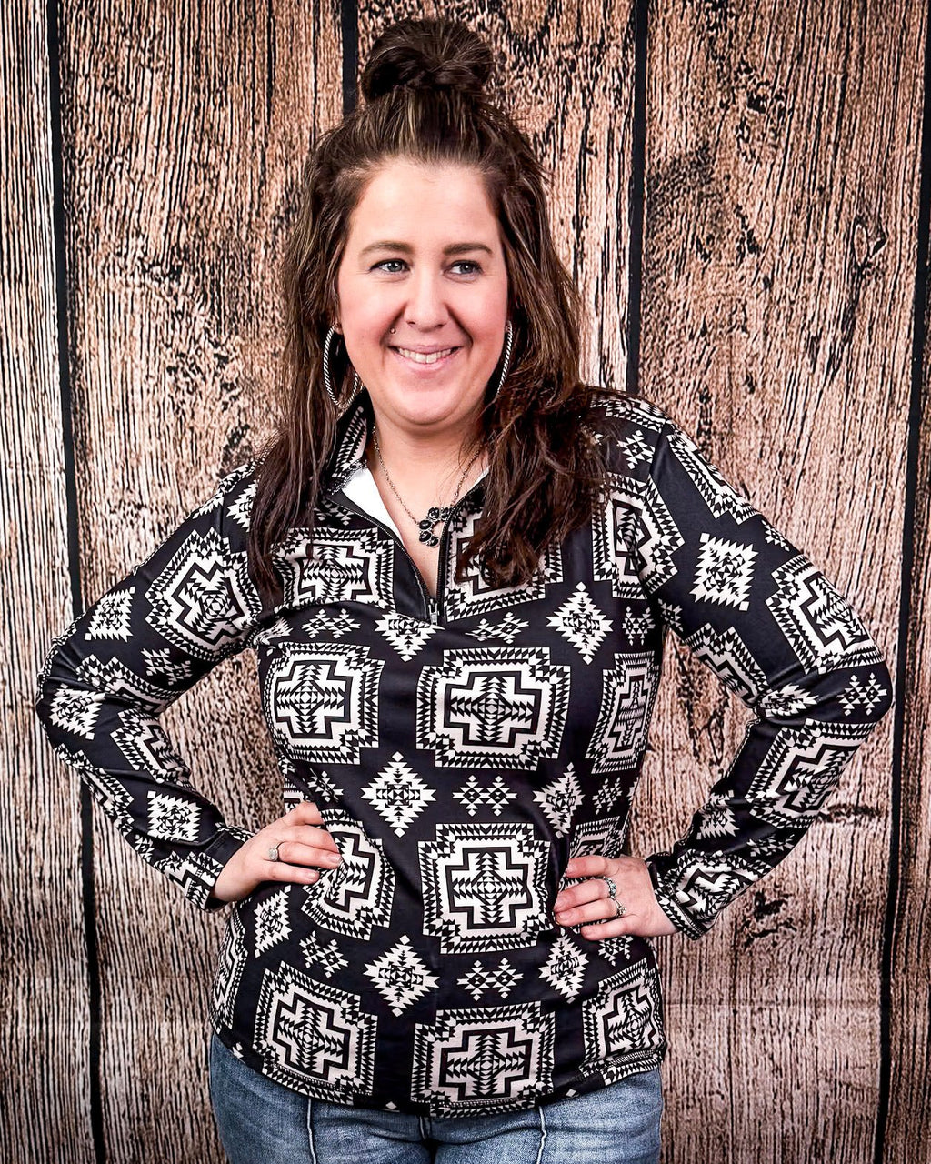 Down In The Hills Fitted Pullover by Sterling Kreek