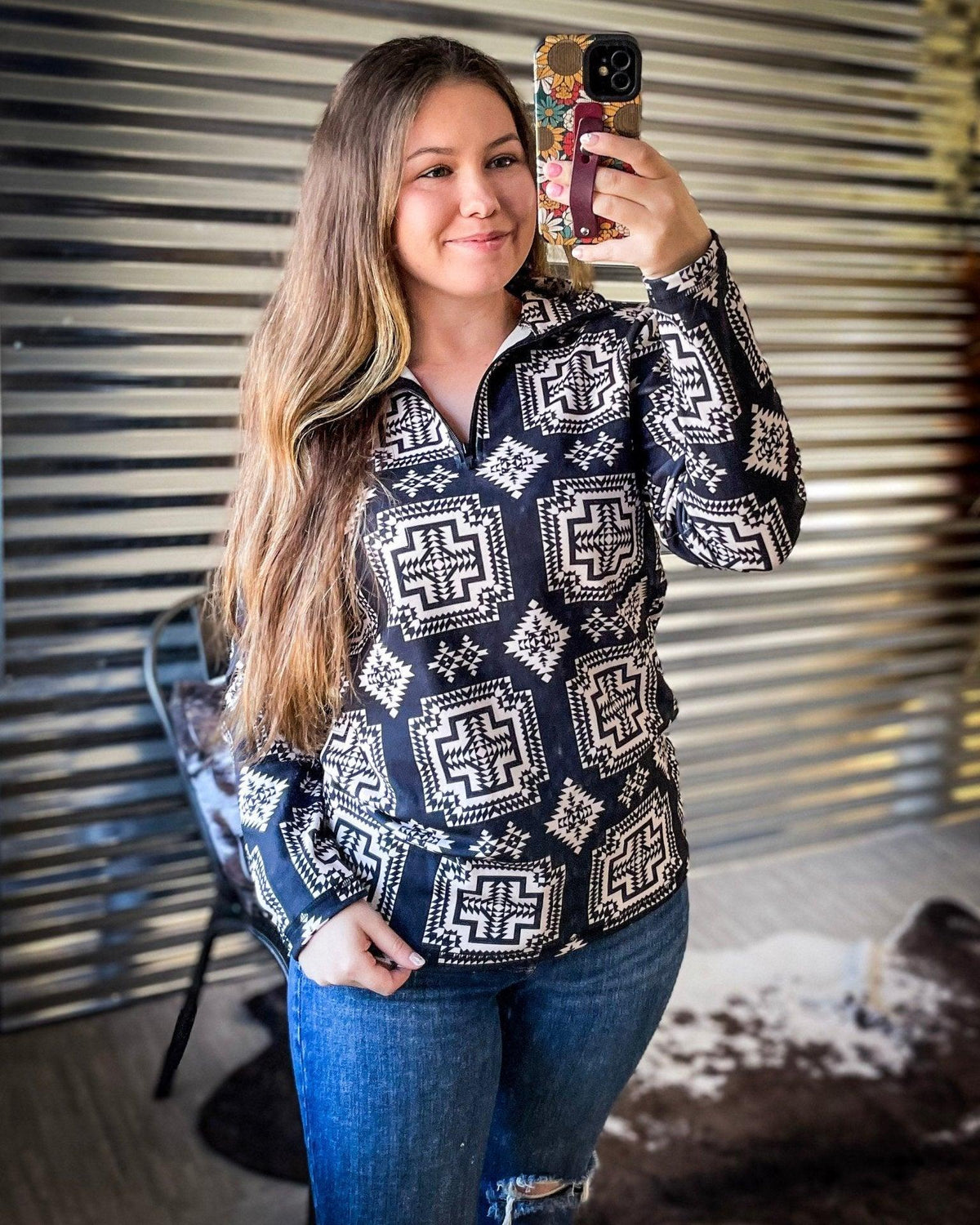Down In The Hills Fitted Pullover by Sterling Kreek