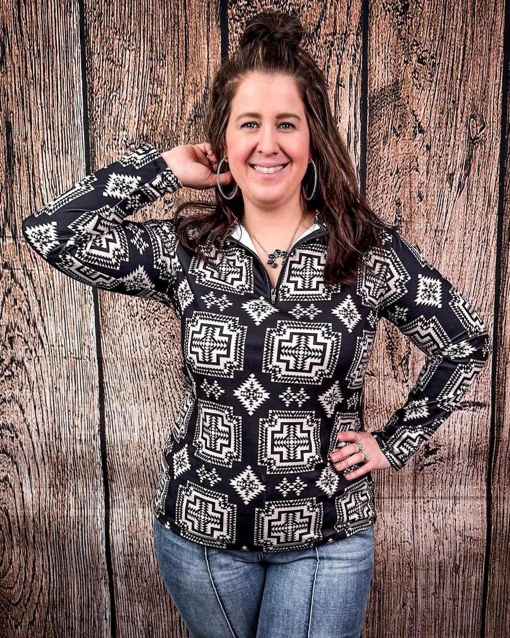 Down In The Hills Fitted Pullover by Sterling Kreek