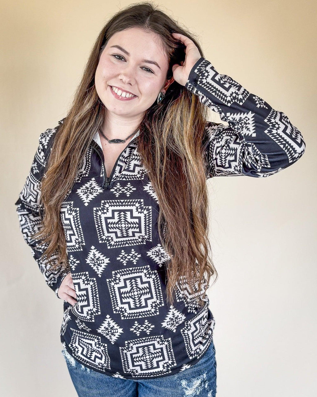 Down In The Hills Fitted Pullover by Sterling Kreek