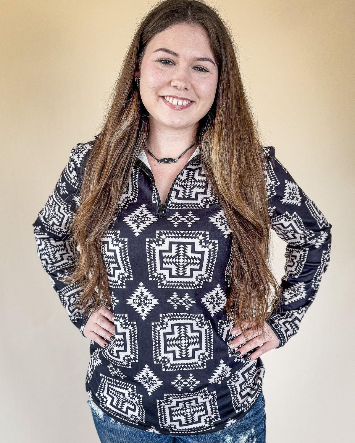 Down In The Hills Fitted Pullover by Sterling Kreek