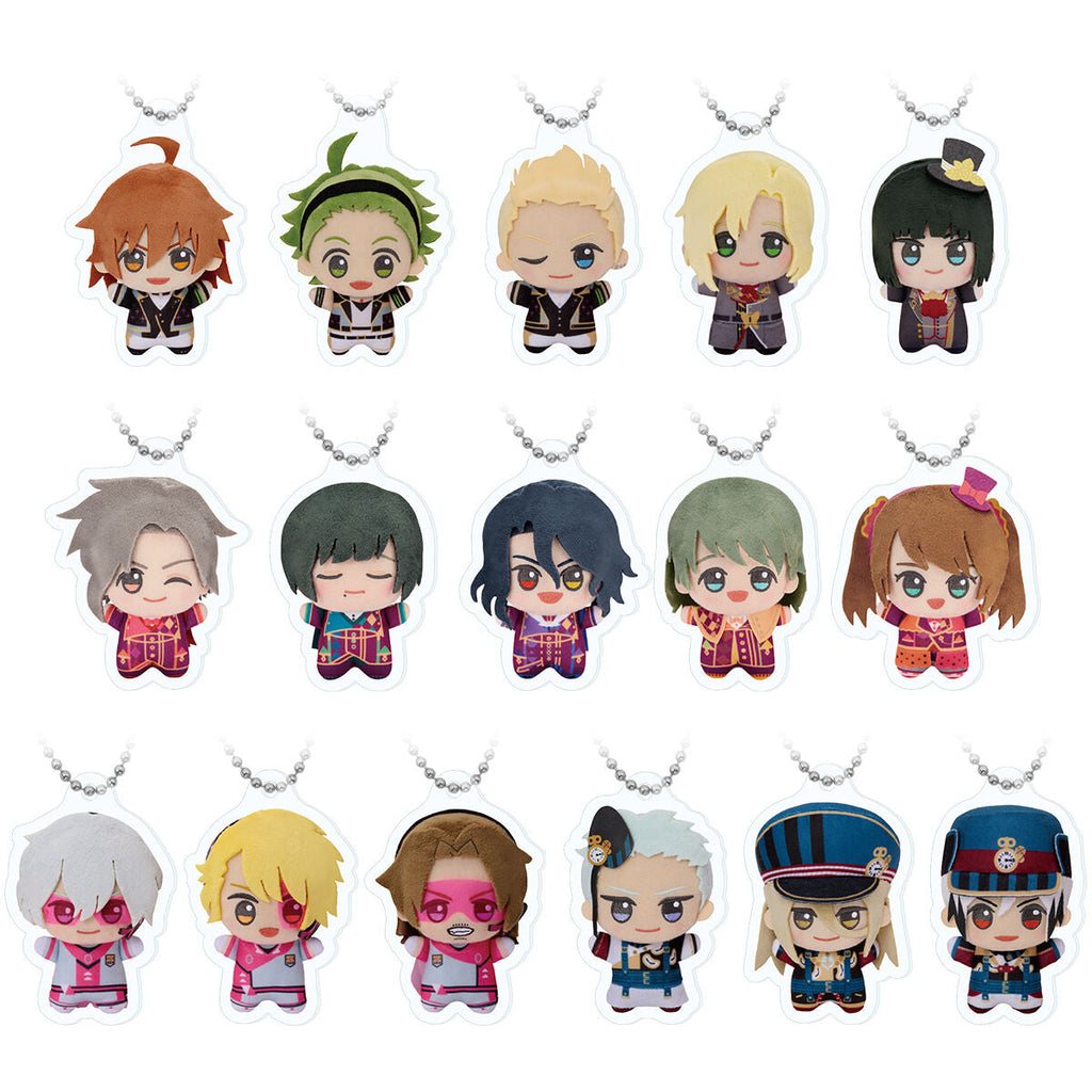 The Idolmaster SideM - Chibigurumi Photo Acrylic Keychains A Complete Set of 16