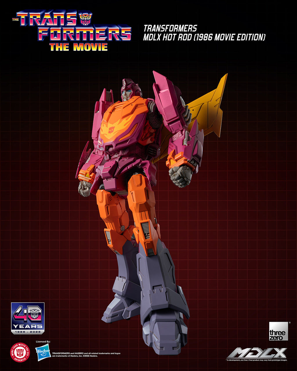 Transformers The Movie (1986): Hot Rod Movie Edition MDLX