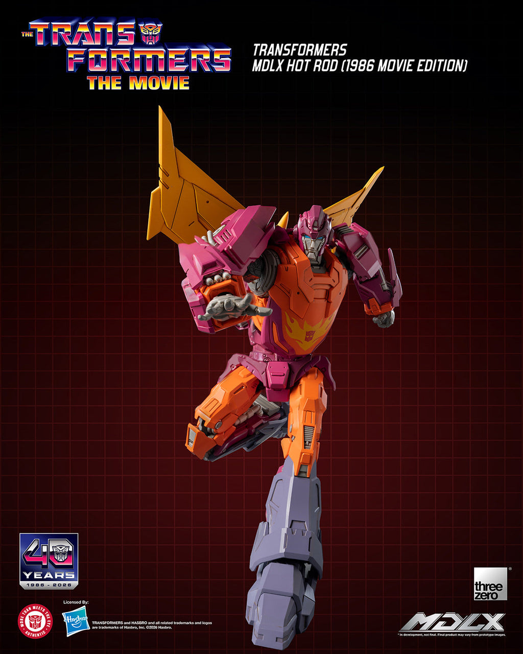 Transformers The Movie (1986): Hot Rod Movie Edition MDLX