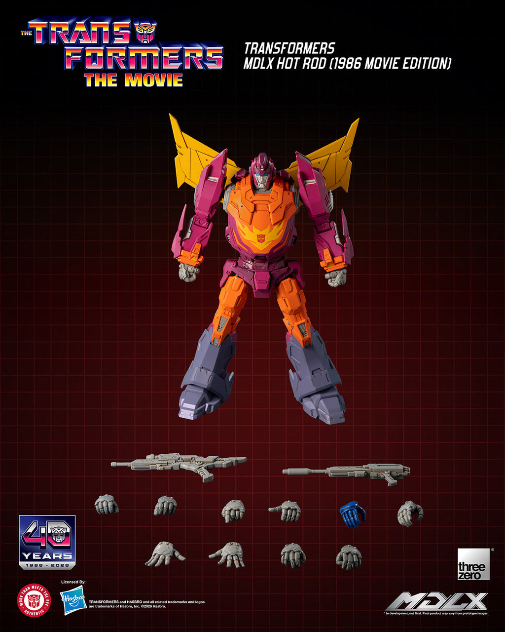Transformers The Movie (1986): Hot Rod Movie Edition MDLX