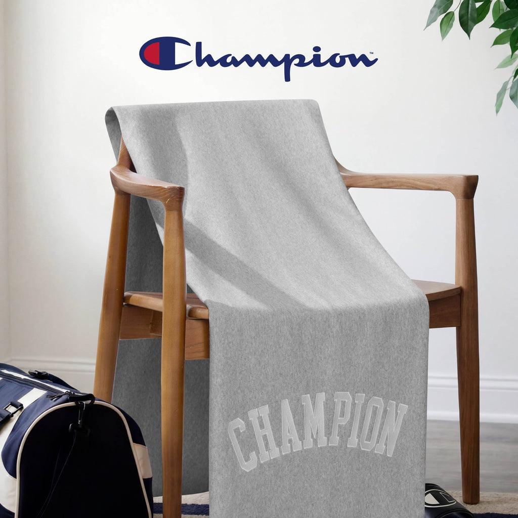 Jersey with Fleece Backing Throw Blanket