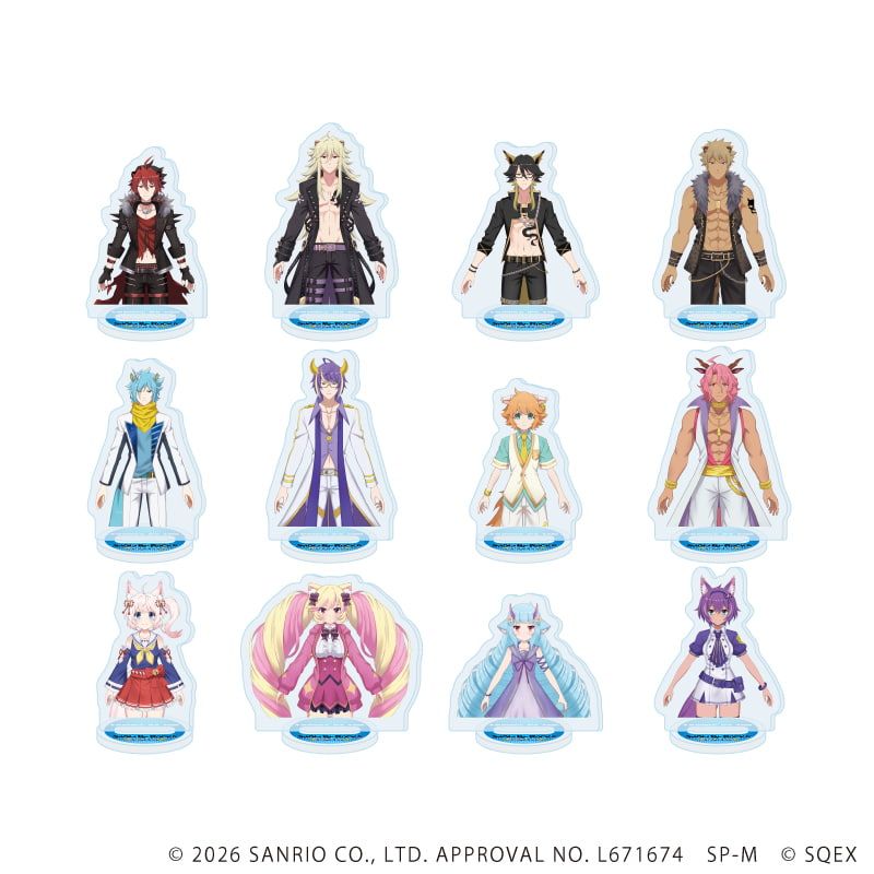 Show By Rock!! - Acrylic Petit Stand 47 Official Illustration Box (12 Pieces) [Pre-Order Dec 2026]