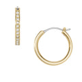 Fossil Women's Gold-Tone Stainless Steel Hoop Earrings