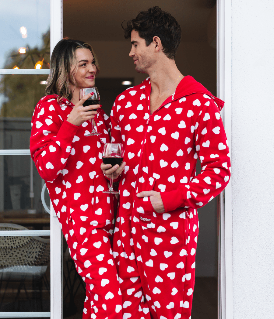 Women's Beating Hearts Jumpsuit