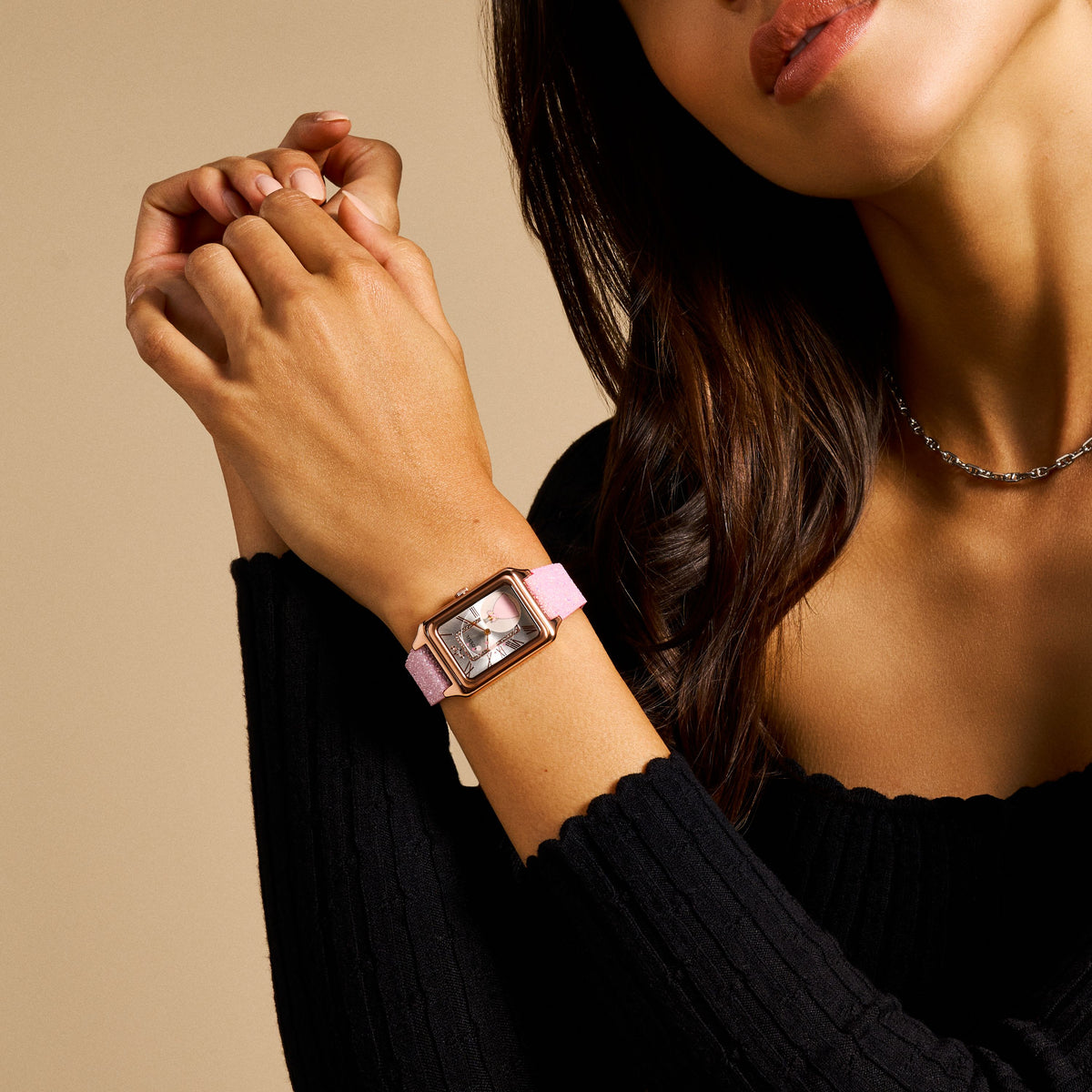 Fossil Women's The Wizard of Oz x Fossil Limited-Edition Glinda The Good Witch 26mm Three-Hand, Rose Gold-Tone Stainless