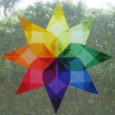 Transparent Window Scenes Book with Window Star Paper Set
