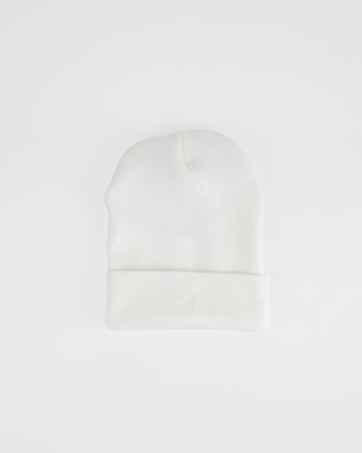 Acrylic Watch Cap / White
