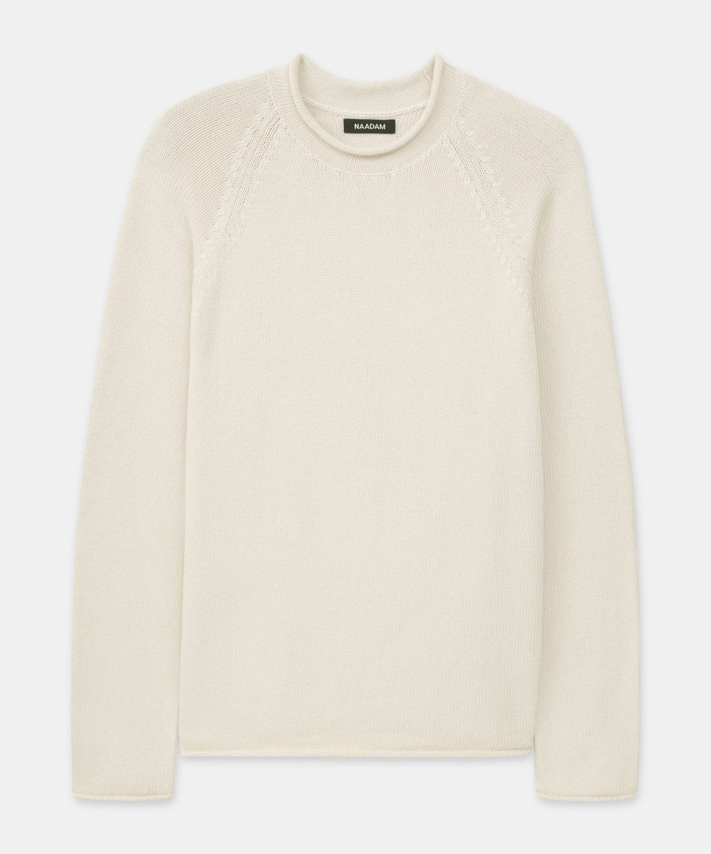 Cotton Relaxed Rollneck Sweater