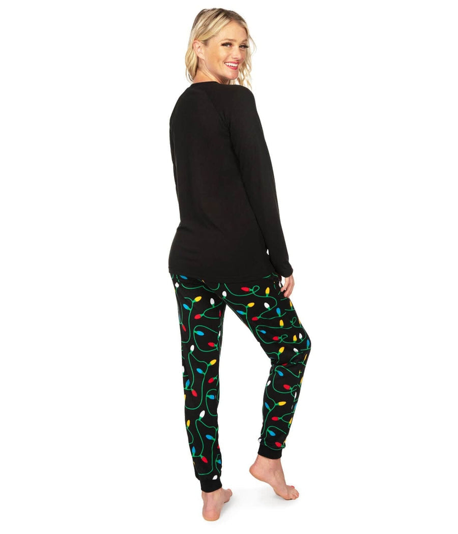 Women's Get Lit Crew Neck Pajama Set